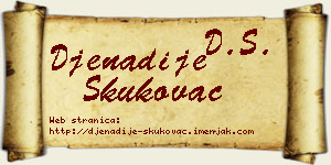 Đenadije Skukovac vizit kartica